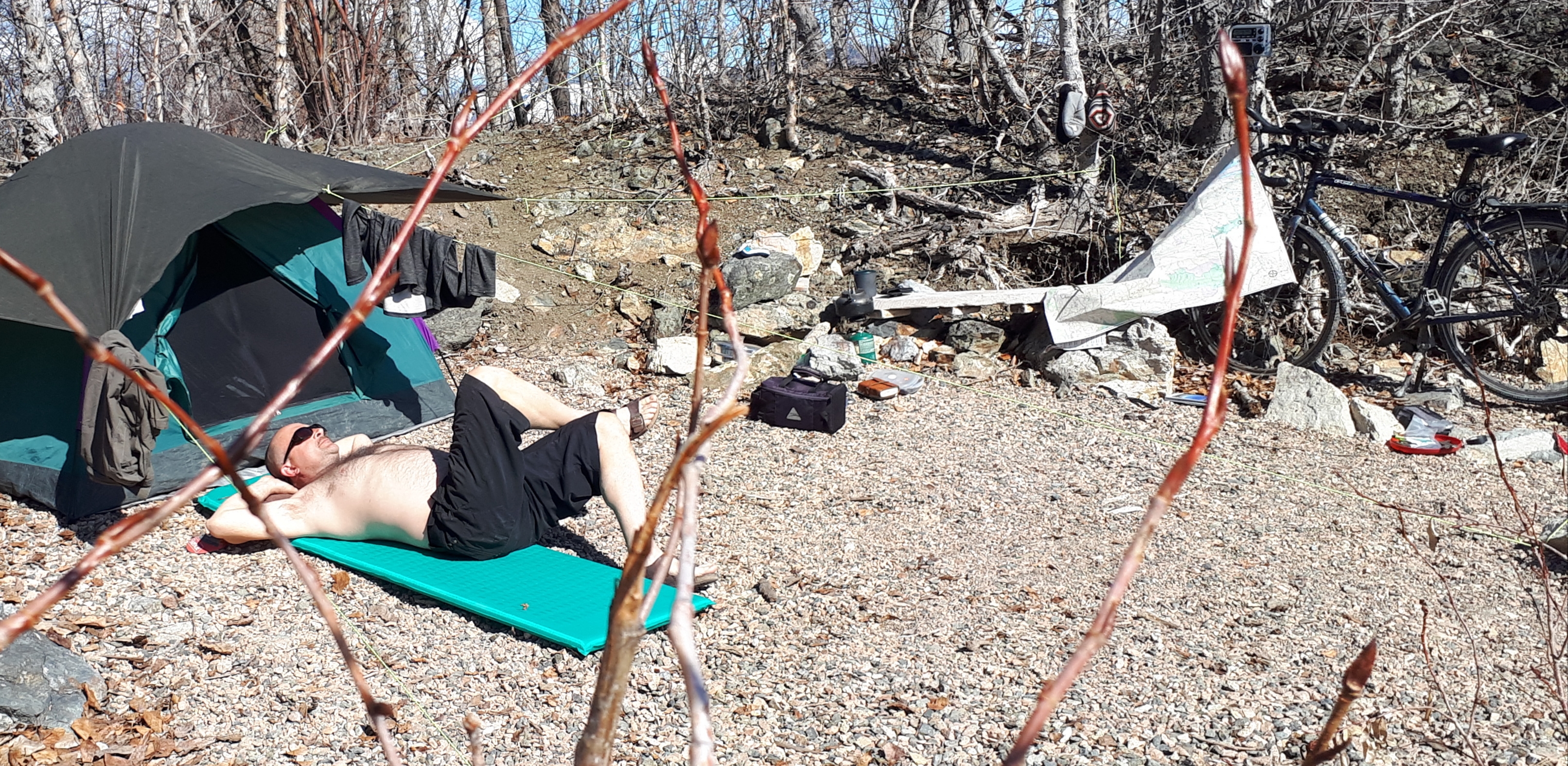 Beach day on Kalamaka Lake, early March!