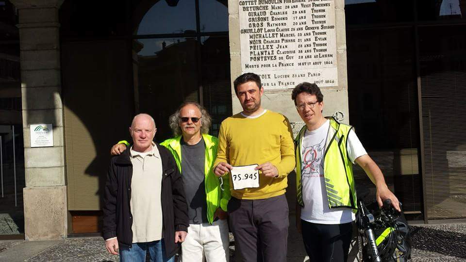 Departure day with the son of a deported man and the grandson of a survivor.