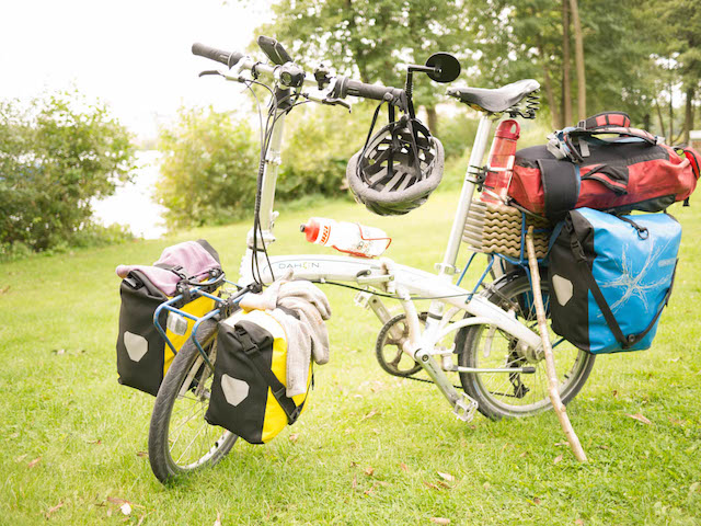 folding bicycle touring