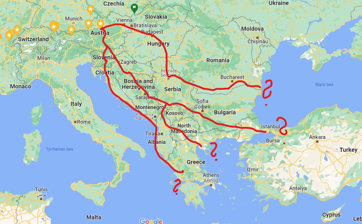 possible routes