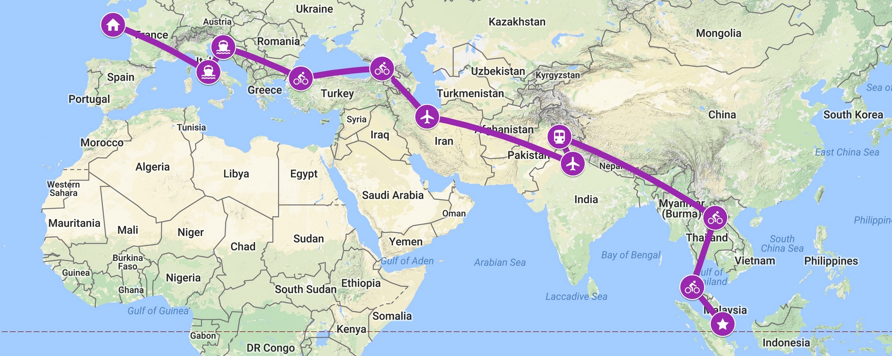Bike Touring Asia 2017